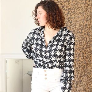 Silk Button Up Shirt